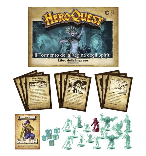 Hasbro Gaming Avalon Hill HeroQuest, pack delle imprese Il Tormento della Regina degli Spiriti, dai 14 anni in su, da 2 a 5