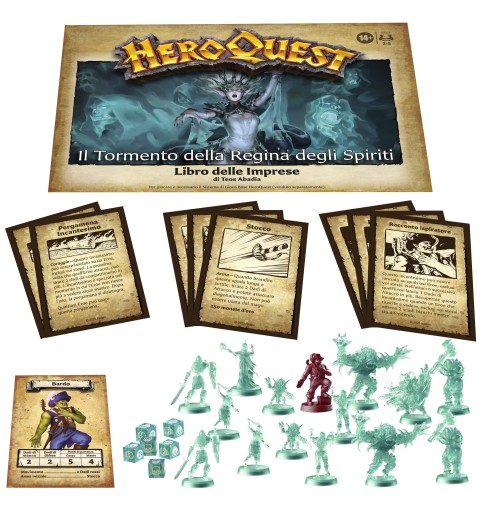 Hasbro Gaming Avalon Hill HeroQuest, pack delle imprese Il Tormento della Regina degli Spiriti, dai 14 anni in su, da 2 a 5