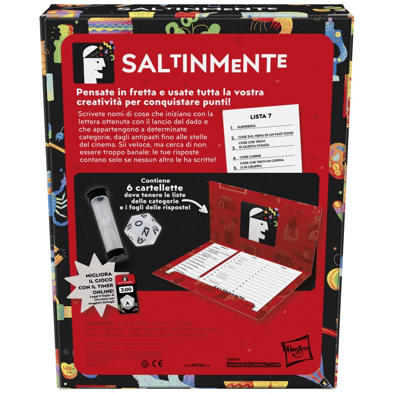 Hasbro Gaming Classic Scattergories Jeu de société Fête