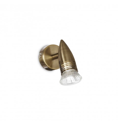 Ideal Lux ALFA AP1 BRUNITO Mod. 119786 Lampada Da Parete 1 Luce