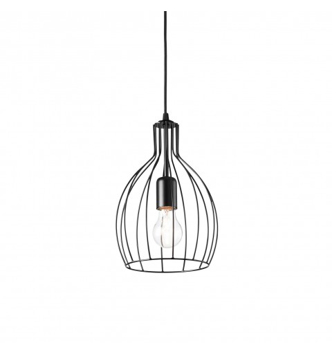 Ideal Lux AMPOLLA-2 SP1 NERO Mod. 148151 Lampada A Sospensione 1 Luce