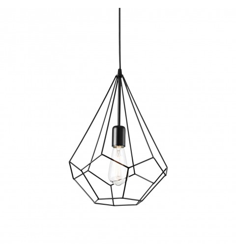 Ideal Lux AMPOLLA-3 SP1 NERO Mod. 148175 Lampada A Sospensione 1 Luce