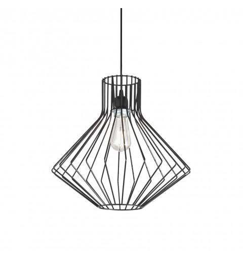 Ideal Lux AMPOLLA-4 SP1 NERO Mod. 167497 Lampada A Sospensione 1 Luce