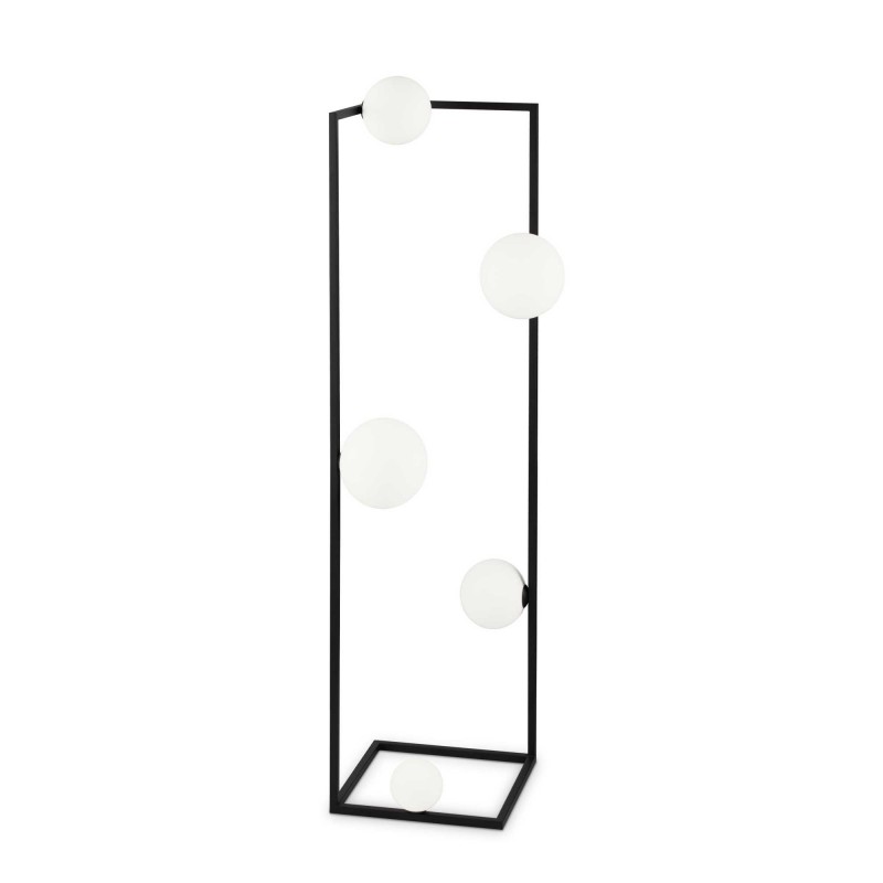 Ideal Lux ANGOLO PT5 NERO Mod. 284309 Lampada Da Terra 5 Luci