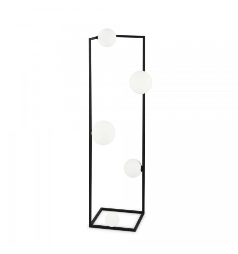 Ideal Lux ANGOLO PT5 NERO Mod. 284309 Lampada Da Terra 5 Luci