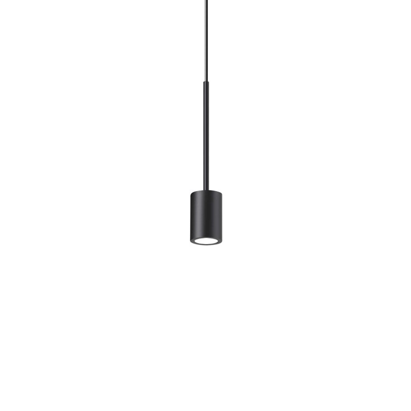 Ideal Lux ARCHIMEDE SP CILINDRO NERO Mod. 328331 Lampada A Sospensione 1 Luce