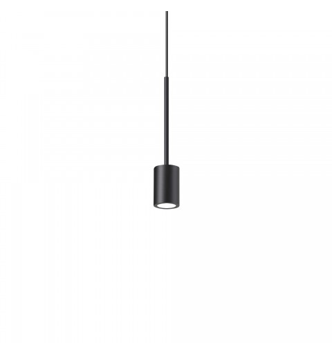 Ideal Lux ARCHIMEDE SP CILINDRO NERO Mod. 328331 Lampada A Sospensione 1 Luce