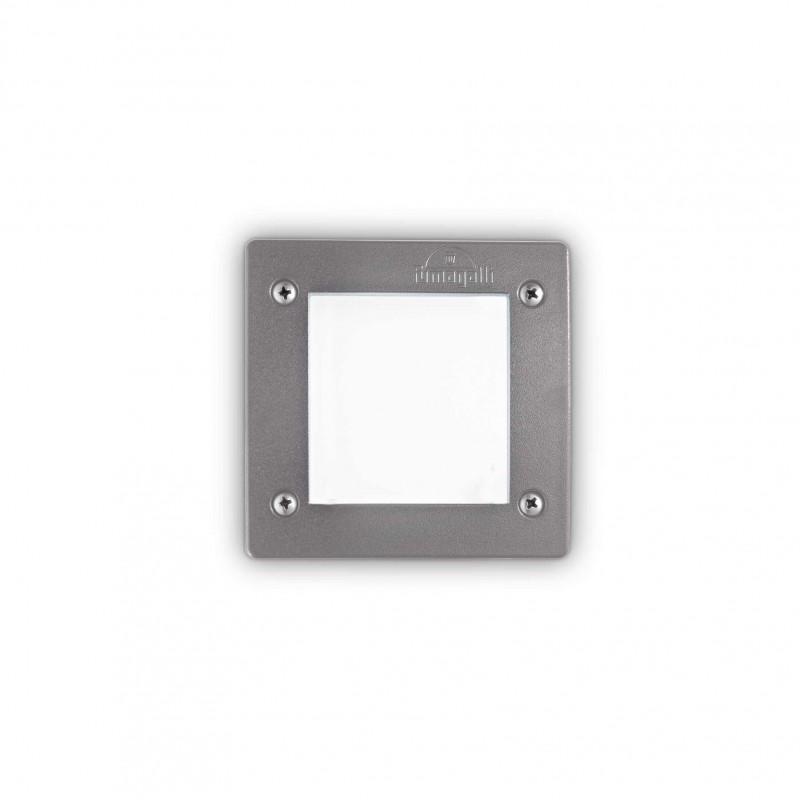 Ideal Lux AVENUE FI SQUARE GRIGIO Mod. 096599 Lampada Da Incasso 1 Luce