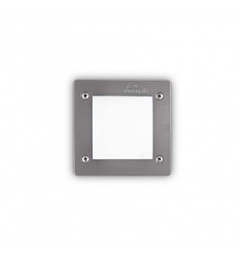 Ideal Lux AVENUE FI SQUARE GRIGIO Mod. 096599 Lampada Da Incasso 1 Luce