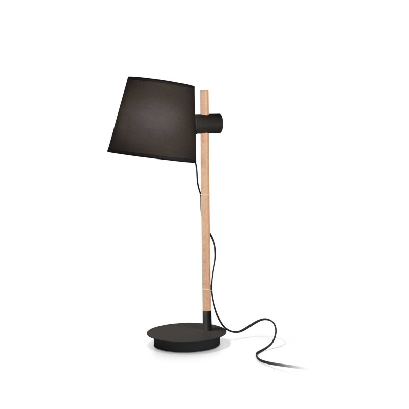 Ideal Lux AXEL TL1 NERO Mod. 272238 Lampada Da Tavolo 1 Luce