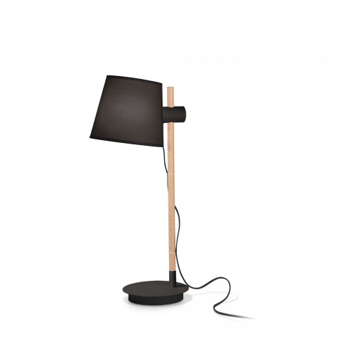 Ideal Lux AXEL TL1 NERO Mod. 272238 Lampada Da Tavolo 1 Luce