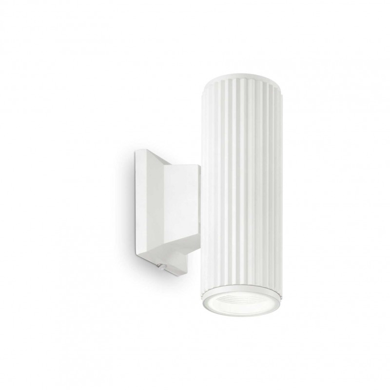 Ideal Lux BASE AP2 BIANCO Mod. 129457 Lampada Da Parete 2 Luci