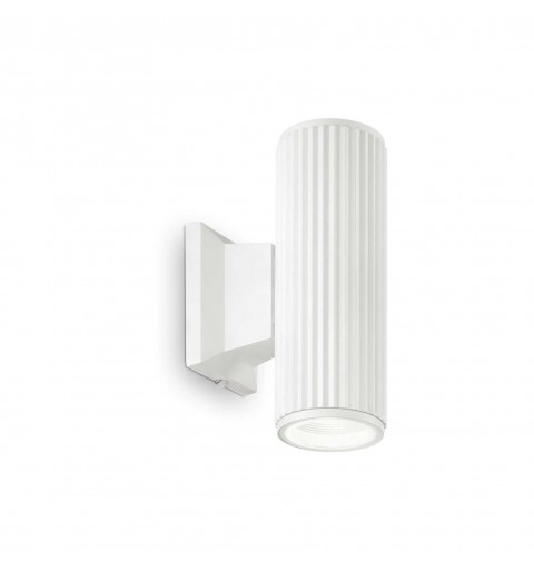 Ideal Lux BASE AP2 BIANCO Mod. 129457 Lampada Da Parete 2 Luci