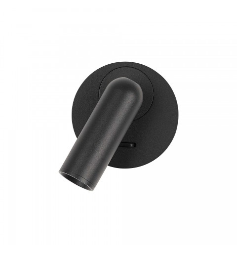 Ideal Lux BEAN AP ROUND NERO Mod. 260617 Lampada Da Parete 1 Luce