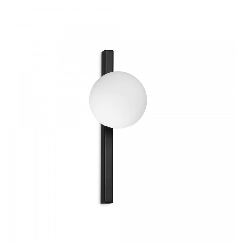 Ideal Lux BINOMIO AP1 NERO Mod. 310664 Lampada Da Parete 1 Luce