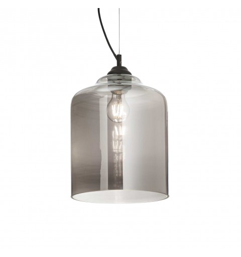 Ideal Lux BISTRO' SP1 SQUARE FUME' Mod. 112312 Lampada A Sospensione 1 Luce