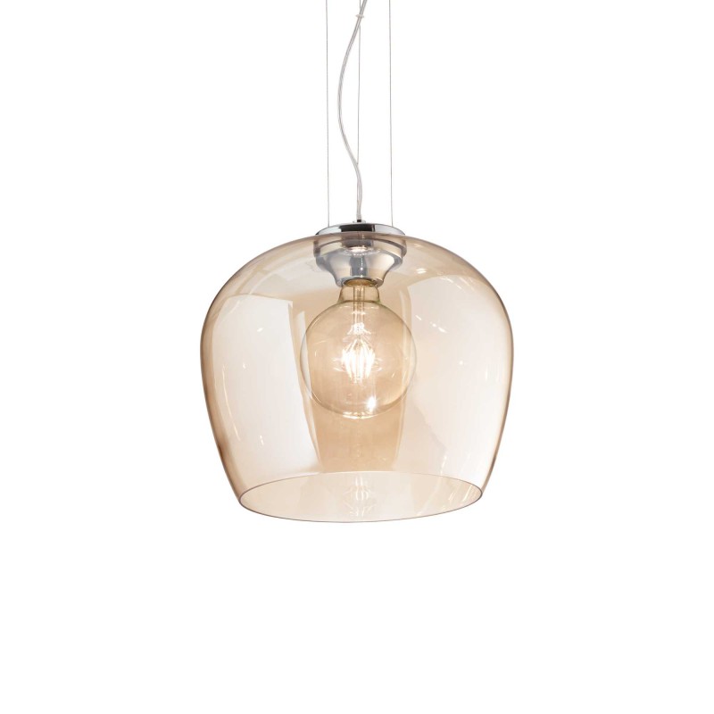 Ideal Lux BLOSSOM SP1 AMBRA Mod. 241524 Lampada A Sospensione 1 Luce