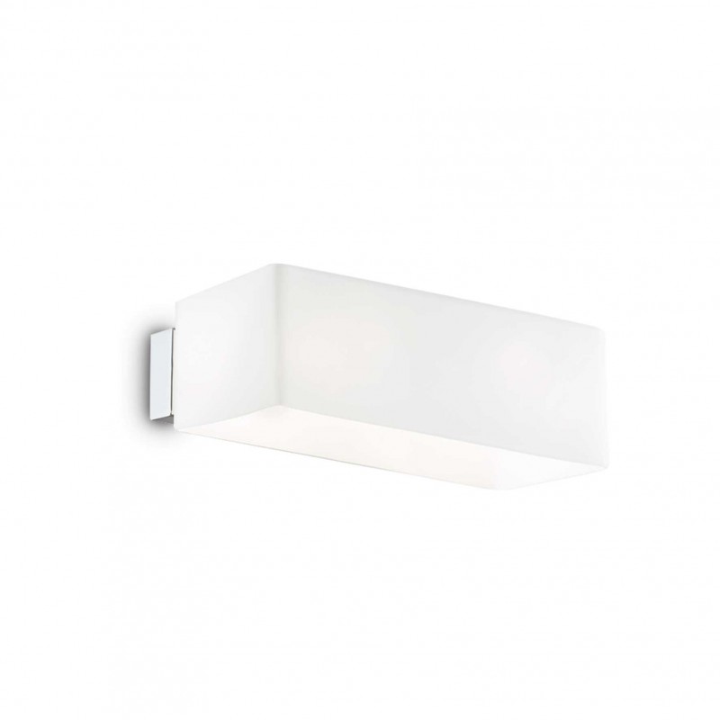 Ideal Lux BOX AP2 BIANCO Mod. 009537 Lampada Da Parete 2 Luci