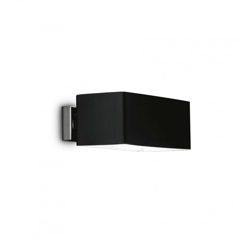 Ideal Lux BOX AP2 NERO Mod. 009513 Lampada Da Parete 2 Luci