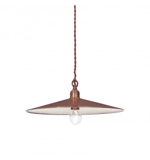 Ideal Lux CANTINA SP1 RAME Mod. 112732 Lampada A Sospensione 1 Luce