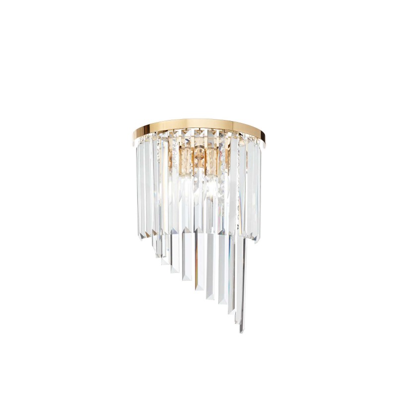 Ideal Lux CARLTON AP3 ORO Mod. 213491 Lampada Da Parete 3 Luci