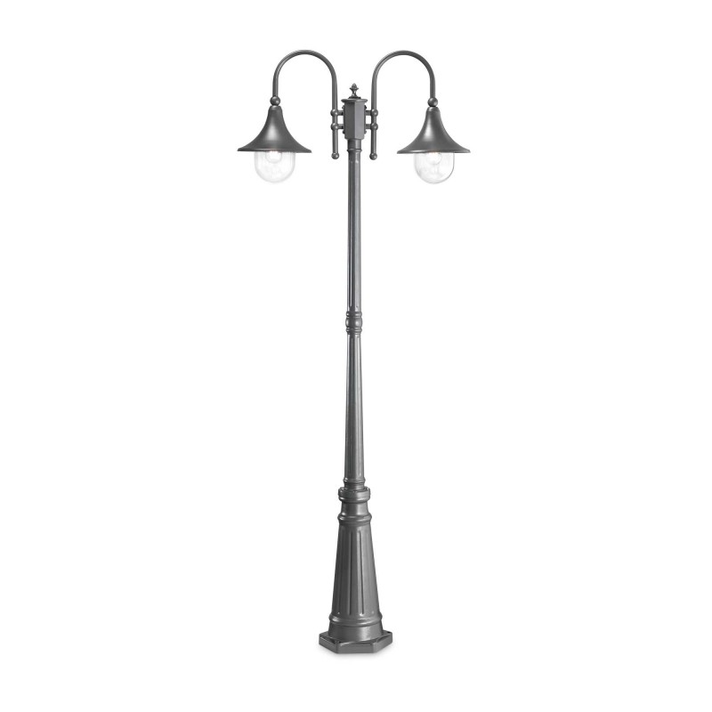 Ideal Lux CIMA PT2 ANTRACITE Mod. 246833 Lampada Da Terra 2 Luci