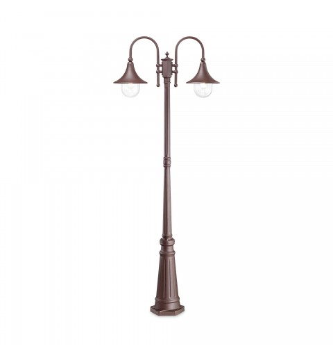 Ideal Lux CIMA PT2 COFFEE Mod. 246840 Lampada Da Terra 2 Luci