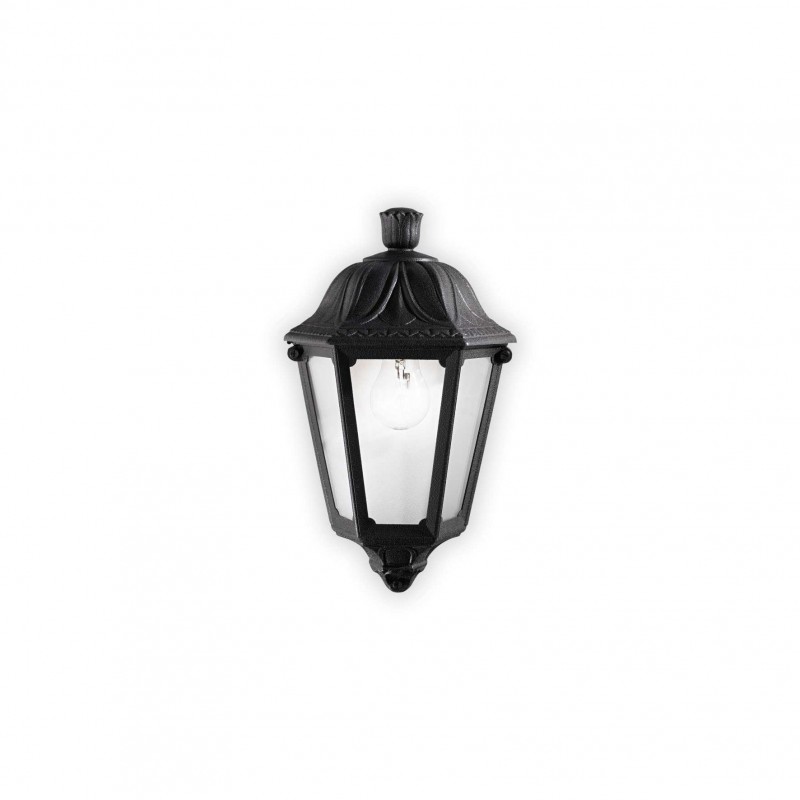 Ideal Lux DAFNE AP1 SMALL NERO Mod. 101552 Lampada Da Parete 1 Luce