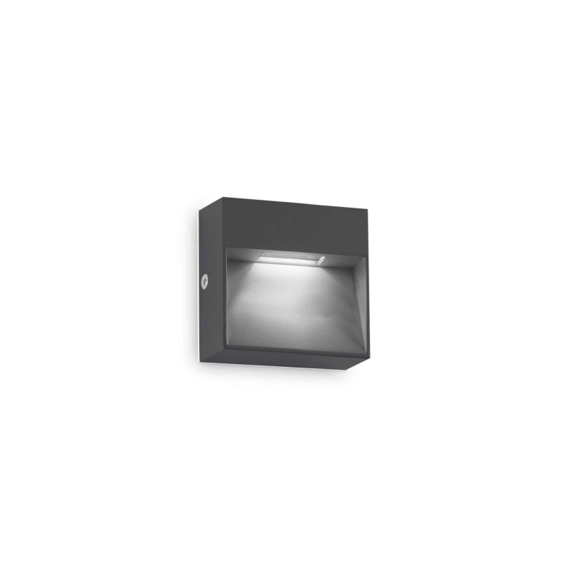 Ideal Lux DEDRA AP BIG ANTRACITE Mod. 316871 Lampada Da Parete 1 Luce