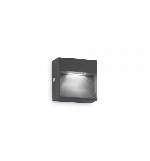 Ideal Lux DEDRA AP BIG ANTRACITE Mod. 316871 Lampada Da Parete 1 Luce