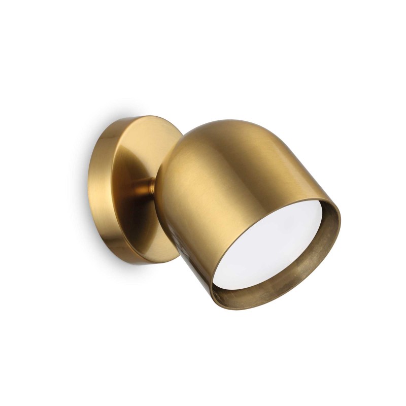 Ideal Lux DODO AP1 OTTONE Mod. 314129 Lampada Da Parete 1 Luce