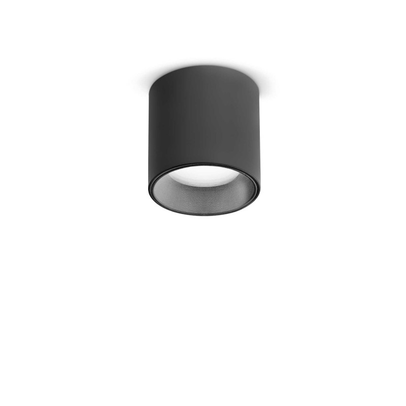 Ideal Lux DOT PL ROUND NERO 3000K Mod. 299402 Lampada Da Soffitto 1 Luce