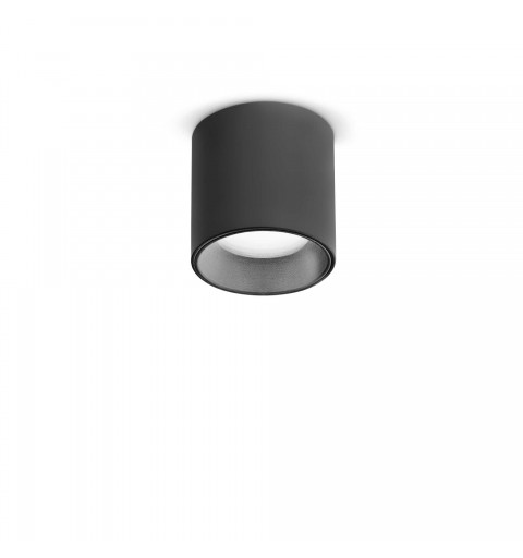 Ideal Lux DOT PL ROUND NERO 3000K Mod. 299402 Lampada Da Soffitto 1 Luce