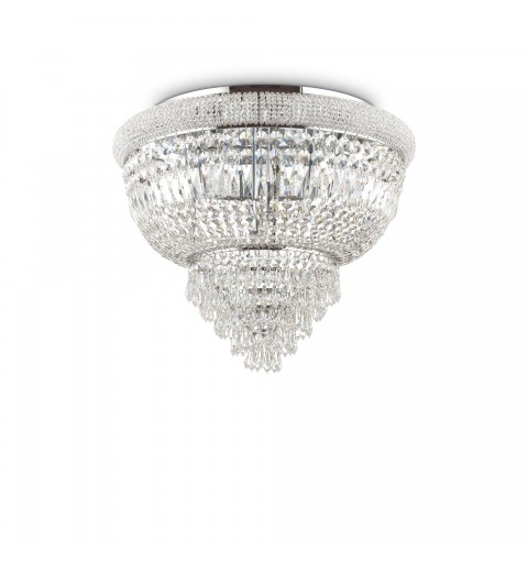 Ideal Lux DUBAI PL6 CROMO Mod. 207186 Lampada Da Soffitto 6 Luci