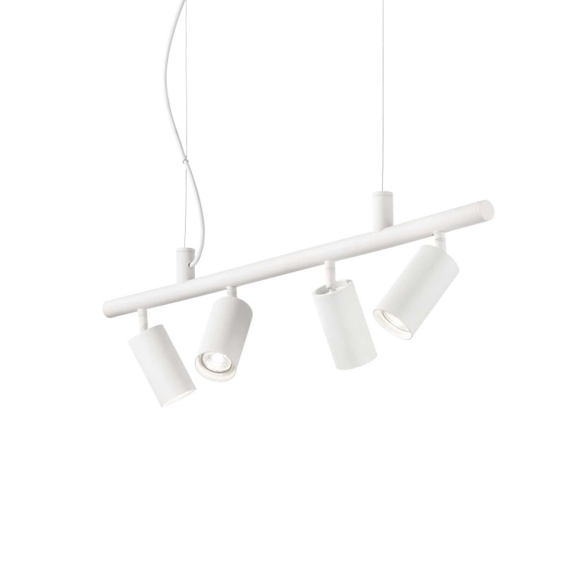 Ideal Lux DYNAMITE SP4 BIANCO Mod. 231372 Lampada A Sospensione 4 Luci