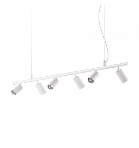 Ideal Lux DYNAMITE SP6 BIANCO Mod. 231433 Lampada A Sospensione 6 Luci