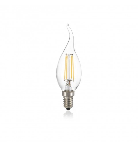 Ideal Lux E14 CANDELA 4W 3000K CRI80 TRASP Mod. 101248 Lampadina