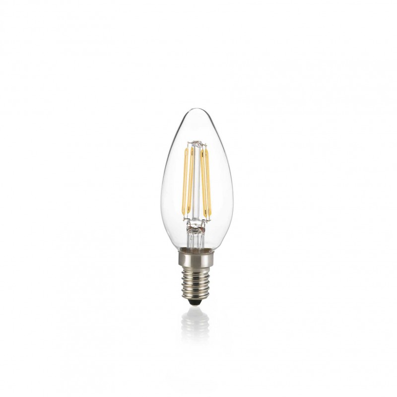 Ideal Lux E14 OLIVA 4W 2700K CRI80 TRASP Mod. 270944 Lampadina