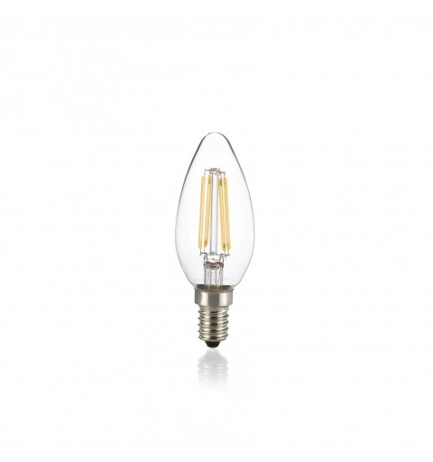 Ideal Lux E14 OLIVA 4W 2700K CRI80 TRASP Mod. 270944 Lampadina