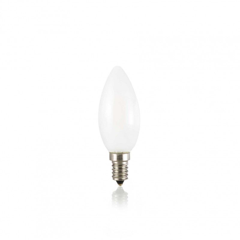 Ideal Lux E14 OLIVA 4W 3000K CRI80 BIANCO Mod. 101231 Lampadina