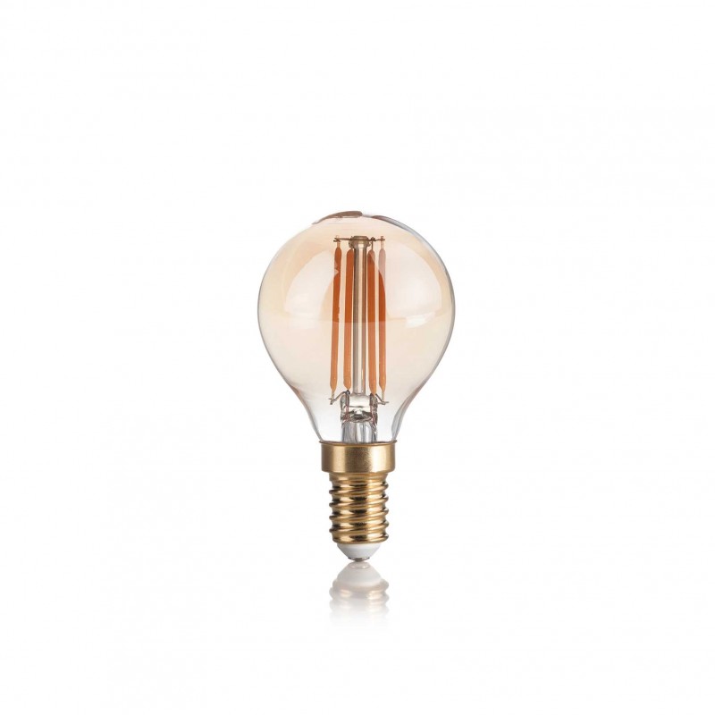 Ideal Lux E14 SFERA 4W 2200K CRI80 AMBRA Mod. 151656 Lampadina