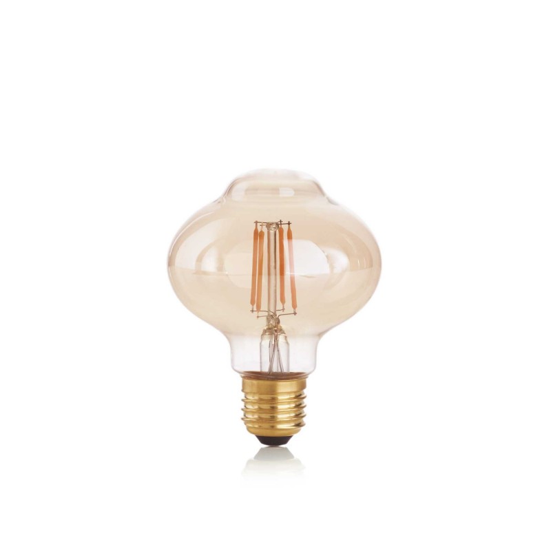 Ideal Lux E27 BOLLA 4W 1800K AMBRA Mod. 201283 Lampadina