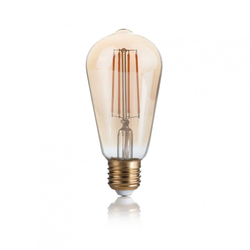 Ideal Lux E27 CONO 4W 2200K CRI80 AMBRA Mod. 151694 Lampadina