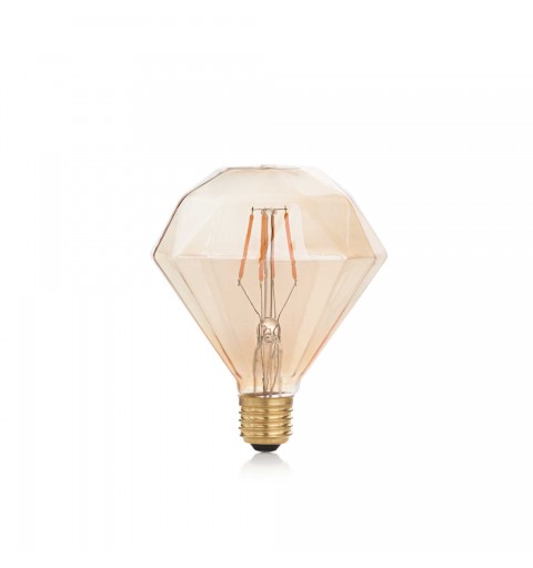 Ideal Lux E27 DIAMOND 4W 1800K AMBRA Mod. 201269 Lampadina