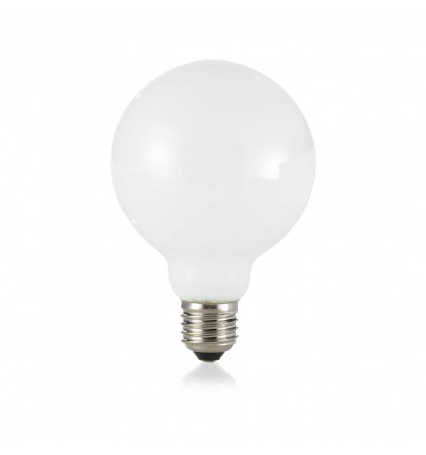 Ideal Lux E27 GLOBO D095 08W 3000K CRI80 BIANCO Mod. 101330 Lampadina