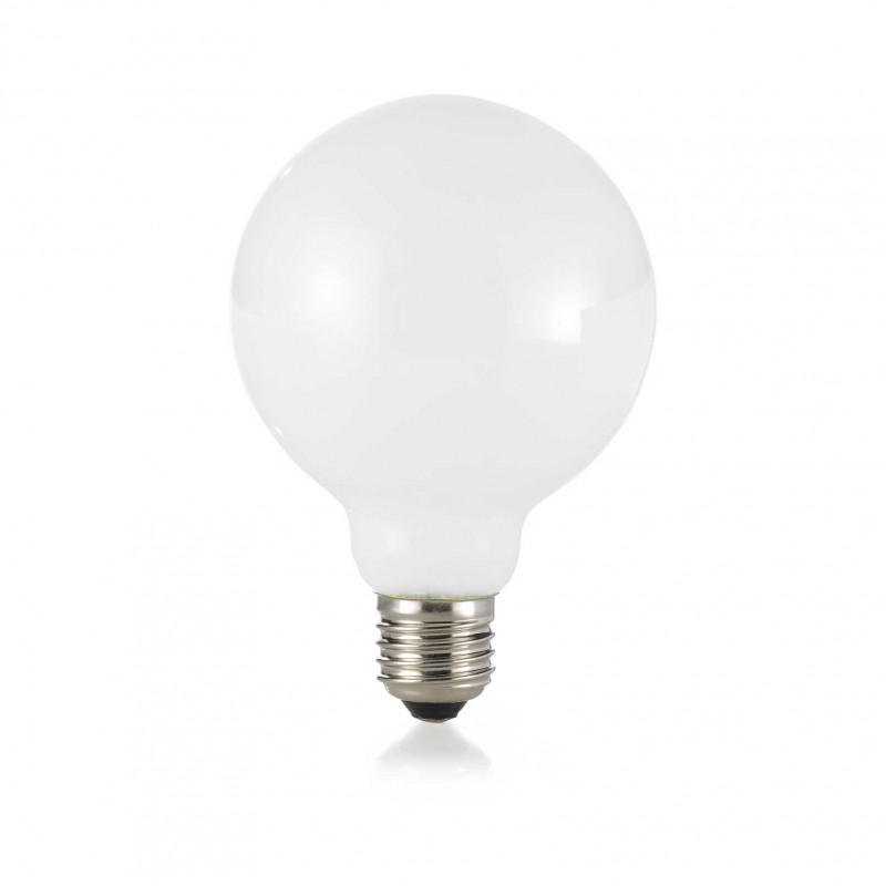 Ideal Lux E27 GLOBO D095 08W 3000K CRI80 BIANCO DIMM Mod. 252186 Lampadina