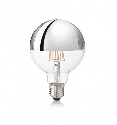 Ideal Lux E27 GLOBO D095 08W 3000K CRI80 CROMO Mod. 135526 Lampadina