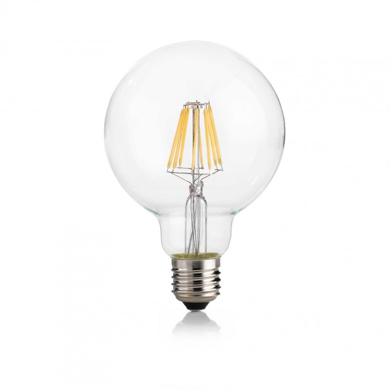 Ideal Lux E27 GLOBO D095 08W 3000K CRI80 TRASP Mod. 101323 Lampadina