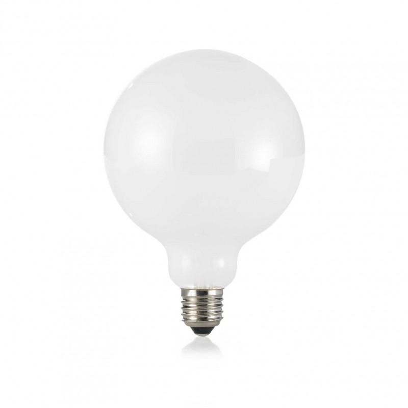 Ideal Lux E27 GLOBO D125 08W 3000K CRI80 BIANCO Mod. 101354 Lampadina