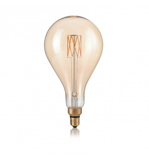 Ideal Lux E27 GOCCIA 08W 2200K CRI80 AMBRA Mod. 130163 Lampadina